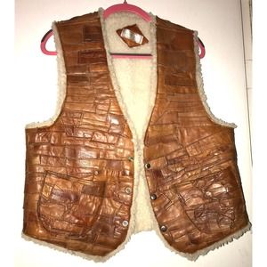 Vintage LambSkin Leather Vest